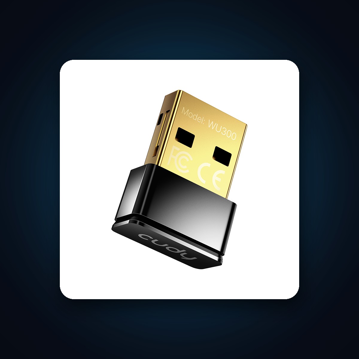 Cudy AX300 Wi-Fi 6 Nano USB Adapter (WU300)