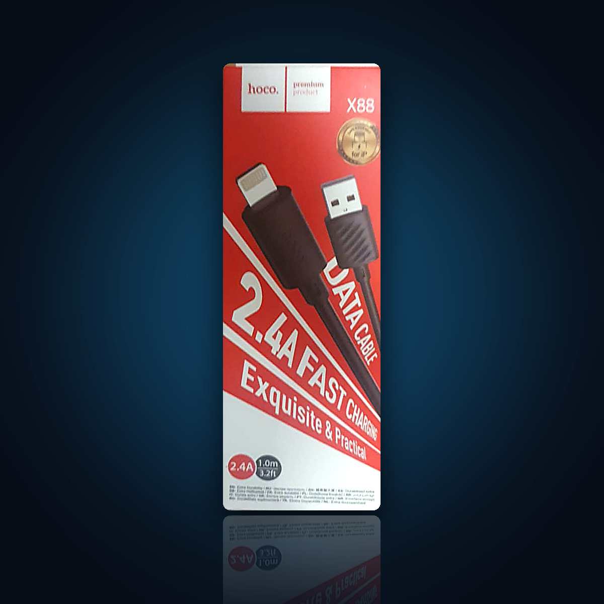 Hoco X88 Lightning Cable 2.4A - 1m