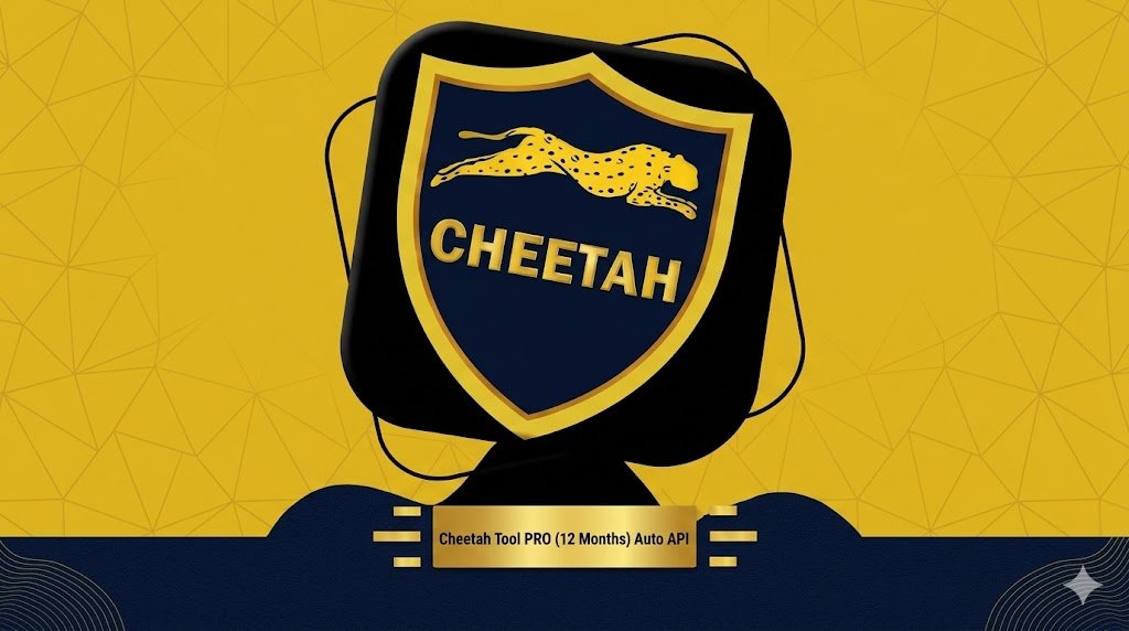 Cheetah Tool PRO (12 Month)  Auto API