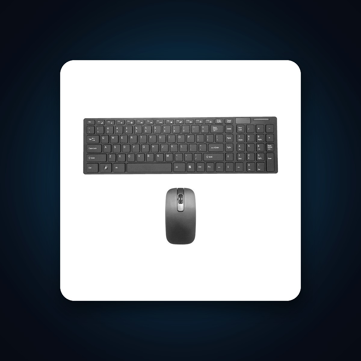 JW-7100 2.4G Wireless Keyboard and Mouse