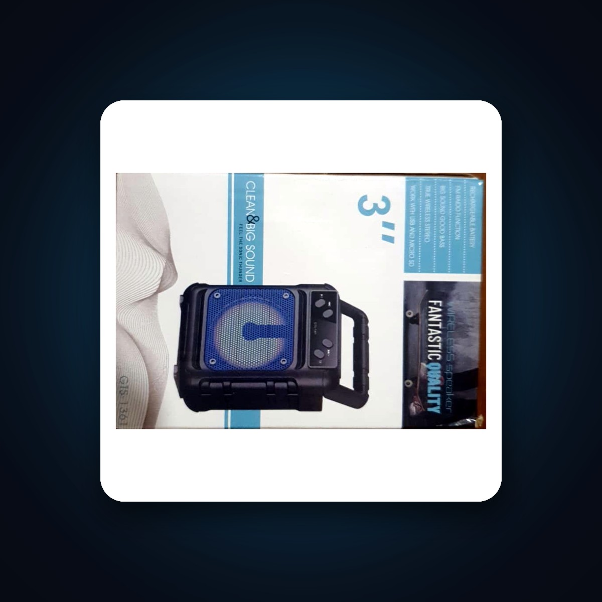 Mini Bluetooth Speaker 3 inch with Handle